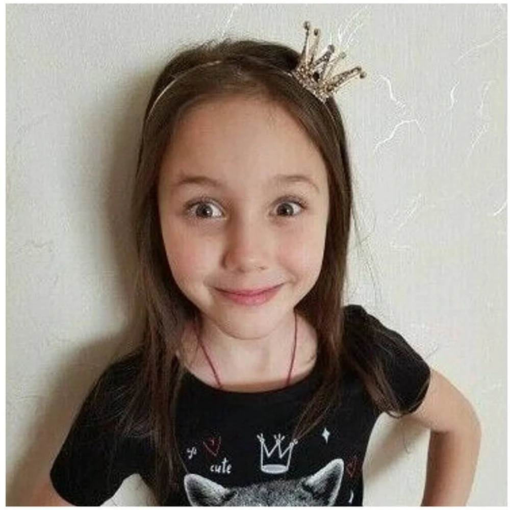 Crystal Mini Crown Headband Gold Tone Princess Tiara Women Girls OS New-No-Tags